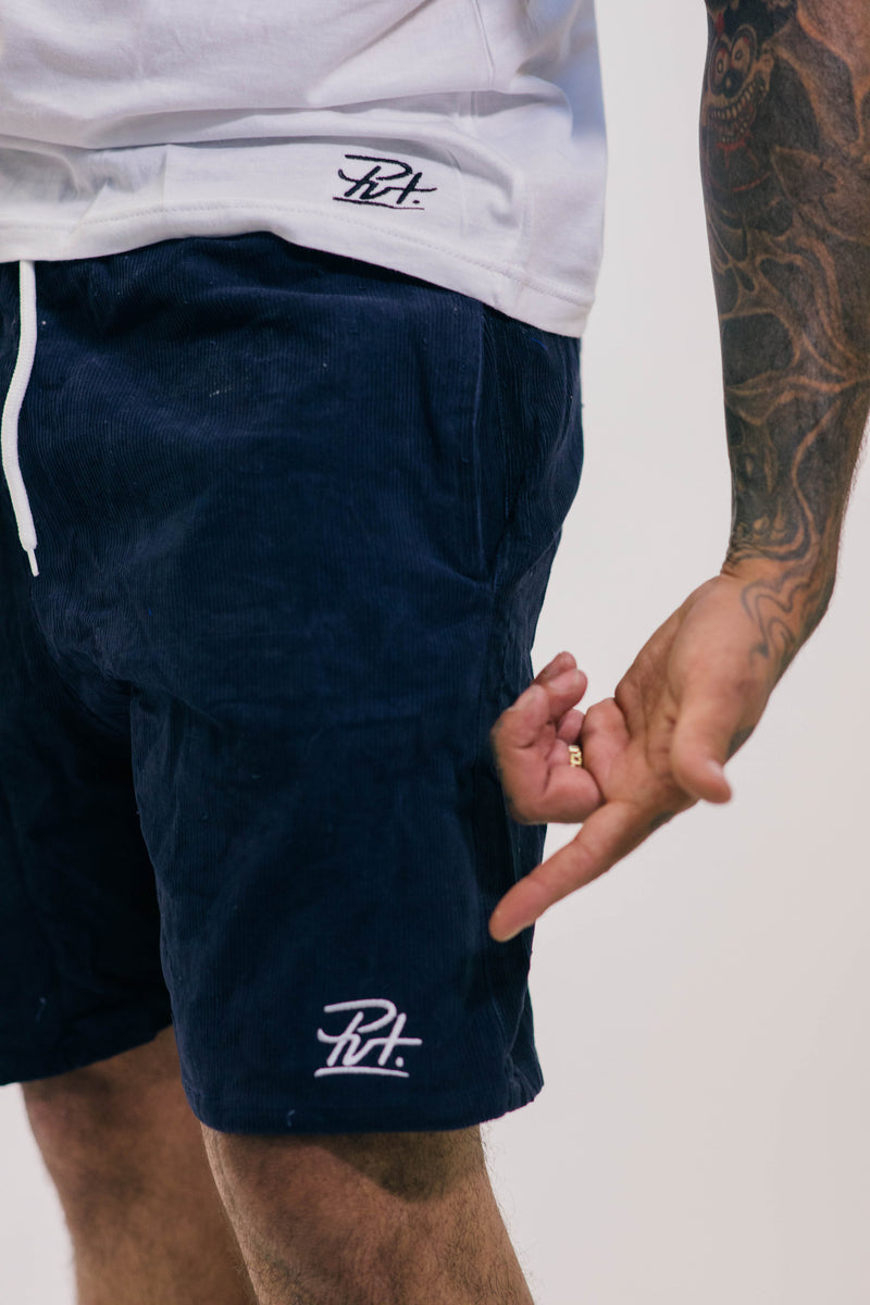 PVT. Corduroy shorts (Navy)